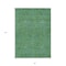Homeroots 5' X 8' Green And Blue Abstract Washable Indoor Outdoor Area Rug 599797 - alternate 4