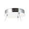 Jonathan Y Benton 24.7" Round Integrated LED Crystal/Metal Pendant, Chrome/Clear JYL7201A - alternate 7