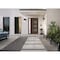 Vdomdoors Front Exterior Prehung Metal-Plastic Door, Manux 8933 Walnut, Side Sidelite Transom, Office Commerc MANUX8933EXD-WLN-W32+16xH80-LH - alternate 1