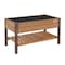 Miracle-Gro 2 x 4 x 2.3 ft Wrangler Brown/Cedar Wood Raised Garden Planter With Shelf MGWRPS2428 - alternate 1