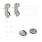 Quiet Glide 8.92 ft. Maple No Wheel Satin Nickel Hook Removable Ladder, 12 ft. Rail QG.330-9MA-12-H.02 - alternate 7