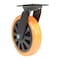 Vestil Polyurethane Swivel Caster 8 In. Diameter x 2 In. Width 902 Lb. Capacity Orange/Black CST-BN-8X2PUP-S - alternate 6