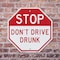 Signmission Stop Don't Drive Drunk, 10 inch X 10 inch, Aluminum Metal Signs, 2PK OC-A-2PACK-10-296 - alternate 3