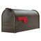 Architectural Mailboxes Elite Post-Mount Mailbox, Textured Bronze E1100BZAM - alternate 1