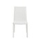 Homeroots Set of Two White Upholstered Leather Dining Side Chairs 523968 - alternate 5