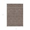 Homeroots 10' X 14' Chocolate And Gray Floral Washable Indoor Outdoor Area Rug 582265 - alternate 6
