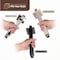 Supplygiant 10 in Straight Ceiling Mount Shower Arm, Flange, Square Arm for Rain Showerhead, Nickel Finish 74-TB32DT-O - alternate 6