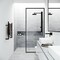 Vigo 39 in. H x 4 in. W 2-Jet Shower Panel System with Square Head and Hand Shower Wand in Matte Black VG08014MB - alternate 5