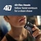 Signify Norelco Shaver 2400 Series, Wet and Dry Electric Shaver, Pop-up Trimmer, P-Cap, Deep Black X3001/90 - alternate 5