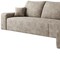 Homeroots 135" Camel Corduroy Modular Compression Foam Sofa With Toss Pillows 712972 - alternate 3