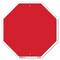 Signmission Blank Sign Red Background, 6 Inch X 6 Inch, Plastic Sign OC-P-6-28 - alternate 1