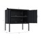 Manhattan Comfort Ava 23.6in Accent Cabinet in Black AF005-BK - alternate 4
