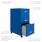 Space Solutions 14.25 in W 3 Drawer Mobile Vertical File Cabinet, Classic Blue 24422 - alternate 5