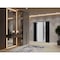 Vdomdoors Front Exterior Prehung Steel Door Ronex1011 Grey 2 Sidelight Exterior Windows Sidelites Stainless RONEX1011EXD-GRE-W16+36+16 x H80-RH-I - alternate 5