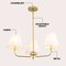 Jonathan Y Pauline 20.5" 3-Light Coastal Contemporary Adjustable Swooping Arm Candle-Style Metal LED Chandelier JYL9556A - alternate 4
