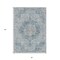 Homeroots 3' X 5' Blue Floral Medallion Washable Indoor Outdoor Area Rug 607896 - alternate 4