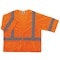 Ergodyne Hi-Vis Economy Vest w/Sleeves 4XL/5XL Class 3 U Back, , Hook & Loop 1 Pockets 8310HL - alternate 1
