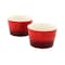 Crock-Pot Crock Pot Artisan 2 Piece 8 Ounce Stoneware Ramekin Set in Red 124394.02 - alternate 4