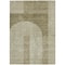 Homeroots 8' X 10' Taupe Beige And Tan Geometric Washable Indoor Outdoor Area Rug 582743 - alternate 5