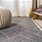 Jonathan Y Madaba Moroccan Trellis Gray/Cream 2 ft. x 8 ft. Indoor/Outdoor Runner Rug SMB114A-28 - alternate 3