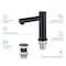 Kibi Circular Touchless Bathroom Faucet with Pop-Up Drain, Plug-In or Battery Powered C-KBF1029MB - alternate 6