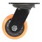 Vestil Polyurethane Swivel Caster 4 In. Diameter x 2 In. Width 594 Lb. Capacity Orange/Black CST-BN-4X2PUP-S - alternate 7