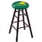 Holland Bar Stool Co Oak Bar Stool, Dark Cherry Finish, Kentucky State University Seat RC30OSDC - alternate 1