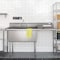 Koolmore 63 in. 18-Gauge 2-Compartment Commercial Sink with Backsplash and 24 in. Right Drainboard KM-SB182414-24R3 - alternate 8