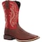 Durango Men's Western Boot, 9.5 M, Leather, 11 in H, Mahogany and Dynamite Red DDB0494 - alternate 1