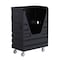 R&B Wire Products 48 cu. ft. Heavy Duty Bulk Transport Truck, Black 849BLK - alternate 1