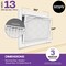 Simply 14x25x1 Merv 13, Pleated Air Filter, High Capacity, 6PK S-13-06-14251 - alternate 4