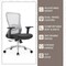Leisuremod Adorit Ergonomic Office Chair - Mesh Back, Cotton Seat, Adjustable Height & 360 deg Swivel AO60LGR - alternate 4