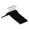 Nahanco 17in Low Gloss Black Wooden SlimLine Shirt/Dress Hanger w/ Black Hook, 50PK SL7021750BH - alternate 4