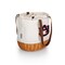 Picnic Time Family Of Brands NCAA Auburn Tigers Coronado Canvas and Willow Basket Tote - Picnic Bag 203-00-187-044-0 - alternate 2