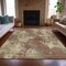 Homeroots 8' X 10' Terra Cotta And Beige Abstract Washable Indoor Outdoor Area Rug 630714 - alternate 5