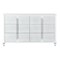 Homeroots 63" Gray Wood Six Drawer Double Dresser 633703 - alternate 1