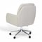Martha Stewart Clara Upholstered Office Chair in Bedford Gray/Polished Nickel CH-240231-1-GY-MS - alternate 6