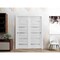Sartodoors Slab Barn Door Panel White Solid Core Modern Interior QUADRO4445S-WS-18 - alternate 3