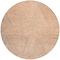 Homeroots 8' Peach Blue And Ivory Round Abstract Washable Indoor Outdoor Area Rug 597036 - alternate 7