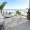 Homeroots 10' X 14' Beige Khaki And Gray Abstract Washable Indoor Outdoor Area Rug 617571 - alternate 5