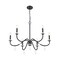 Z-Lite Toussant Matte Black  6 Light Chandelier 6103-32MB - alternate 5