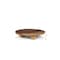 Homeroots 14in Brown Solid Wood Hand Finished Round Vanity Tray 731284 - alternate 2