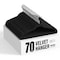 Simple Deluxe Velvet Hangers, Space Saving Heavy Duty Clothes Hangers, Non-Slip Closet Hanger, Black, 70PK HKHANGVELVET70BLK - alternate 1