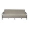 Homeroots 79" Gray Fabric Convertible Futon Steel Sleeper Reclining Sofa 719577 - alternate 1
