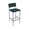 Bfm Seating Meghan Counter Height Stool, Grade 4 Upholstered Seat & Back - Steel Frame - Sand Black Finish JS33HM2136-2136SB - alternate 1