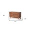 Homeroots 51" Walnut Solid Wood Six Drawer Double Dresser 473116 - alternate 3