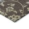Homeroots 5' X 8' Chocolate Sky Blue And Artichoke Green Floral Washable Indoor Outdoor Area Rug 589459 - alternate 6