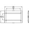 Siemens cover frame for door cutout 101.6 x 45.65 mm WxH accessory for: circuit 3VA9034-0SB10 - alternate 3