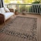 Homeroots 3' X 5' Brown Animal Print Washable Indoor Outdoor Area Rug 607632 - alternate 4