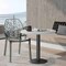 Leisuremod Cornelia Modern Stackable Dining Chair with Cut-Out Tree Design, Transparent Black C18TBL - alternate 6